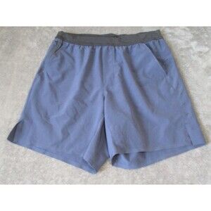 Ten Thousand Shorts Mens Medium The Interval Short blue Athletic Stretch 7"